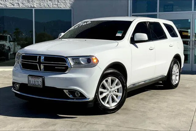 White 2019 Dodge Durango SXT for sale in Indio, CA