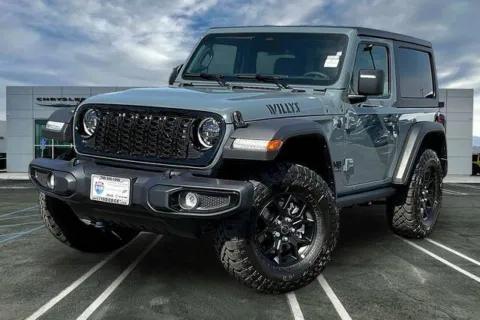Gray 2026 Jeep Wrangler 2-door Willys for sale in Indio, CA