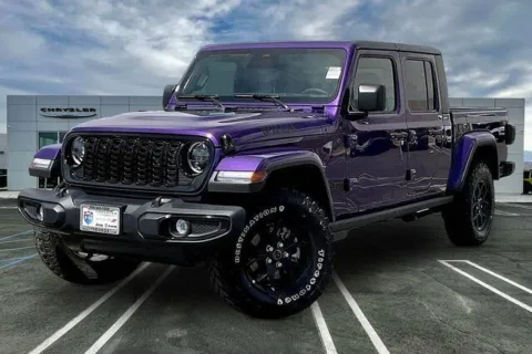 Purple 2026 Jeep Gladiator Willys 4x4 for sale in Indio, CA