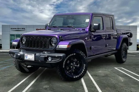 Purple 2026 Jeep Gladiator Willys 4x4 for sale in Indio, CA