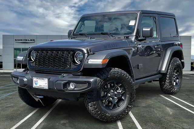 Gray 2026 Jeep Wrangler 2-door Willys for sale in Indio, CA