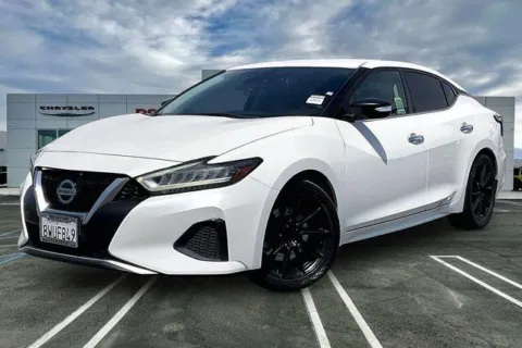 White 2021 Nissan Maxima SV for sale in Indio, CA