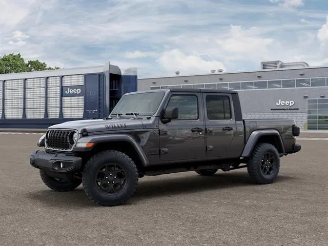 Gray 2026 Jeep Gladiator Willys 4x4 for sale in Indio, CA