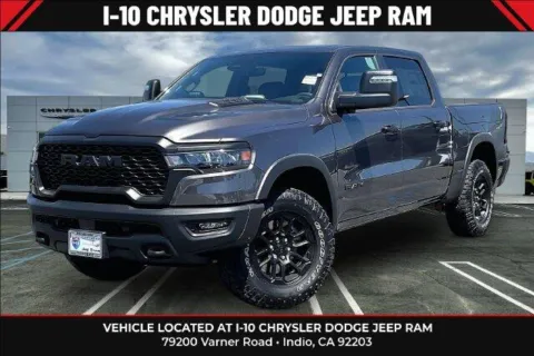 Gray 2026 Ram 1500 Rebel Crew Cab 4x4 5'7' Box for sale in Indio, CA