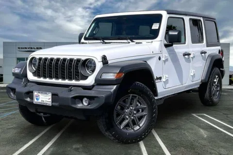 White 2026 Jeep Wrangler 4-door Sport S for sale in Indio, CA