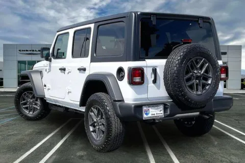 Photos of 2026 Jeep Wrangler 4-door Sport S for sale in Indio, CA at I-10 Chrysler Dodge Jeep Ram