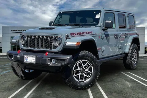 Gray 2026 Jeep Wrangler 4-door Rubicon for sale in Indio, CA