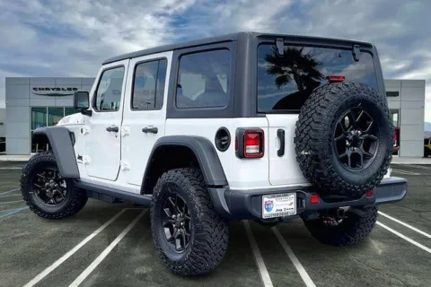 Photos of 2026 Jeep Wrangler 4-door Willys for sale in Indio, CA at I-10 Chrysler Dodge Jeep Ram