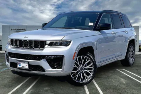 Silver 2026 Jeep Grand Cherokee Summit for sale in Indio, CA