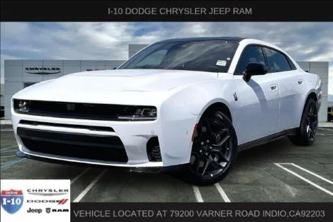 White 2026 Dodge Charger Scat Pack 4-door Awd for sale in Indio, CA