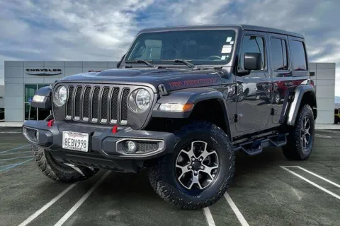 Gray 2018 Jeep Wrangler Unlimited Rubicon for sale in Indio, CA