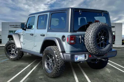 Photos of 2026 Jeep Wrangler 4-door Willys for sale in Indio, CA at I-10 Chrysler Dodge Jeep Ram