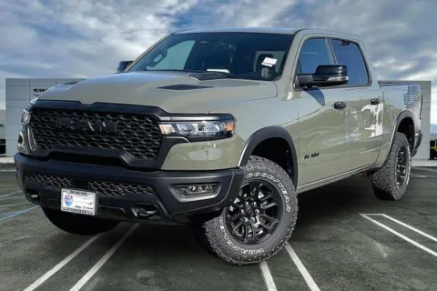 Green 2026 Ram 1500 Rebel Crew Cab 4x4 5'7' Box for sale in Indio, CA