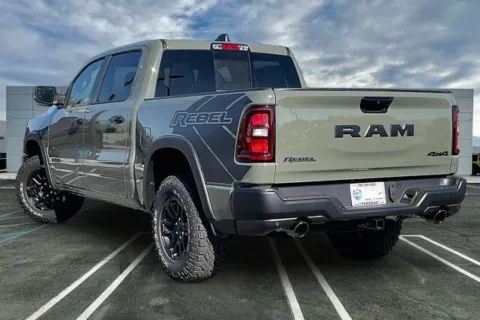 Photos of 2026 Ram 1500 Rebel Crew Cab 4x4 5'7' Box for sale in Indio, CA at I-10 Chrysler Dodge Jeep Ram