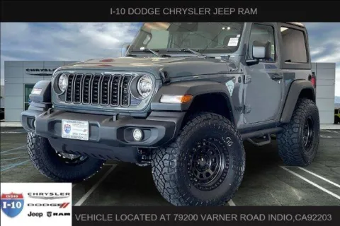 Gray 2026 Jeep Wrangler 2-door Sport S for sale in Indio, CA