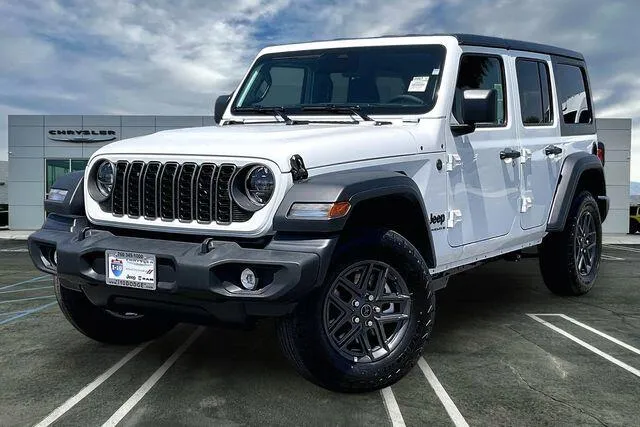 White 2026 Jeep Wrangler 4-door Sport S for sale in Indio, CA