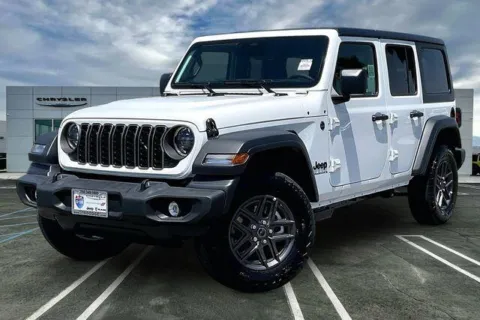 White 2026 Jeep Wrangler 4-door Sport S for sale in Indio, CA