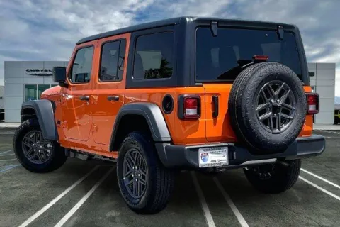 Photos of 2026 Jeep Wrangler 4-door Sport S for sale in Indio, CA at I-10 Chrysler Dodge Jeep Ram