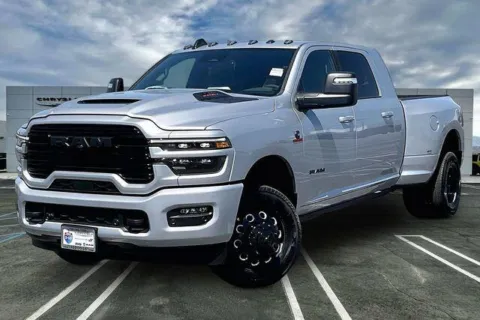 Silver 2026 Ram 3500 Laramie Mega Cab 4x4 6'4' Box for sale in Indio, CA