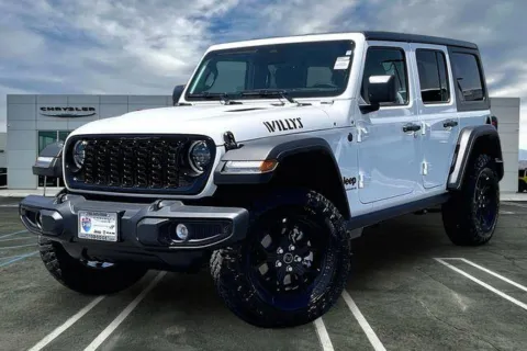 White 2026 Jeep Wrangler 4-door Willys for sale in Indio, CA
