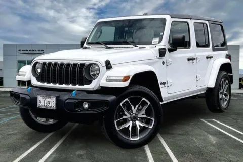 White 2024 Jeep Wrangler 4xe Sport S 4xe for sale in Indio, CA