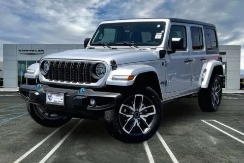 Silver 2024 Jeep Wrangler 4xe Sport S 4xe for sale in Indio, CA