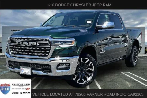 Green 2026 Ram 1500 Limited Longhorn Crew Cab 4x4 5'7' Box for sale in Indio, CA