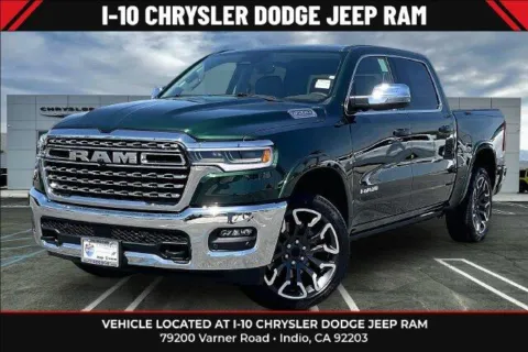 Green 2026 Ram 1500 Limited Longhorn Crew Cab 4x4 5'7' Box for sale in Indio, CA