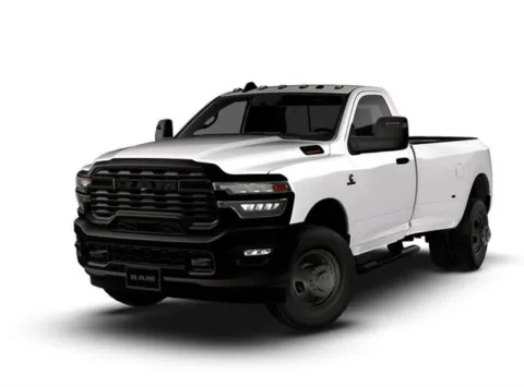 White 2026 Ram 3500 Tradesman Regular Cab 4x4 8' Box for sale in Indio, CA
