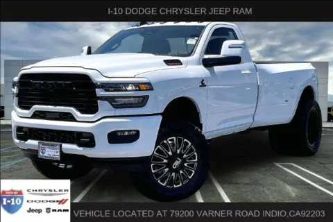 White 2026 Ram 3500 Tradesman Regular Cab 4x4 8' Box for sale in Indio, CA