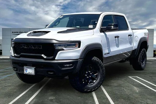 White 2026 Ram 1500 Rho Crew Cab 4x4 5'7' Box for sale in Indio, CA