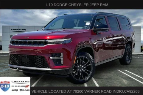 Red 2026 Jeep Grand Wagoneer L Summit Obsidian 4x4 for sale in Indio, CA
