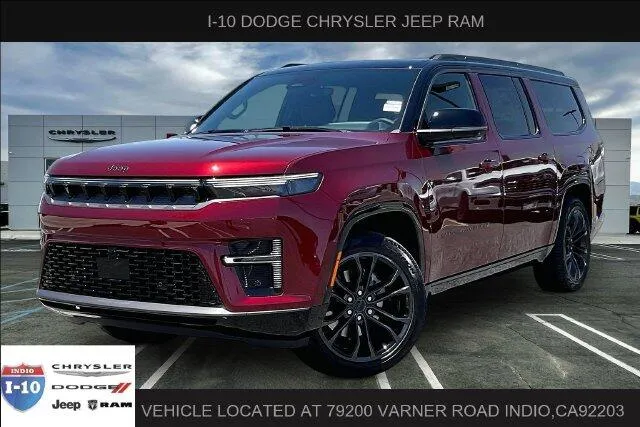 Red 2026 Jeep Grand Wagoneer L Summit Obsidian 4x4 for sale in Indio, CA