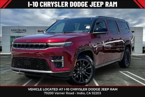 Red 2026 Jeep Grand Wagoneer L Summit Obsidian 4x4 for sale in Indio, CA