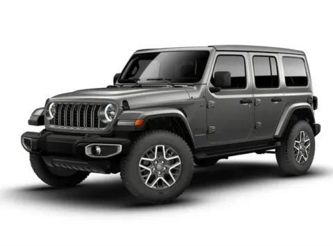 Gray 2026 Jeep Wrangler 4-door Sahara for sale in Indio, CA