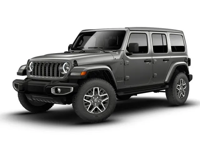 Gray 2026 Jeep Wrangler 4-door Sahara for sale in Indio, CA