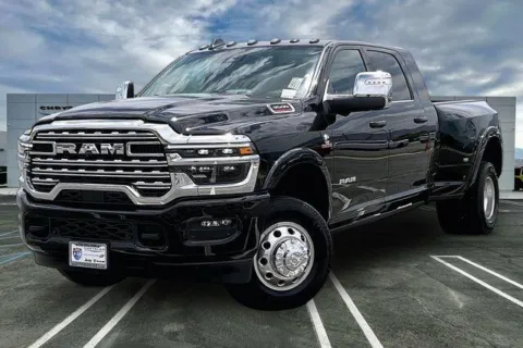 Black 2026 Ram 3500 Limited Longhorn Mega Cab 4x4 6'4' Box for sale in Indio, CA