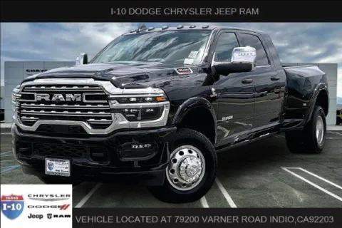 Black 2026 Ram 3500 Limited Longhorn Mega Cab 4x4 6'4' Box for sale in Indio, CA