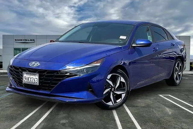 Blue 2023 Hyundai Elantra SEL for sale in Indio, CA