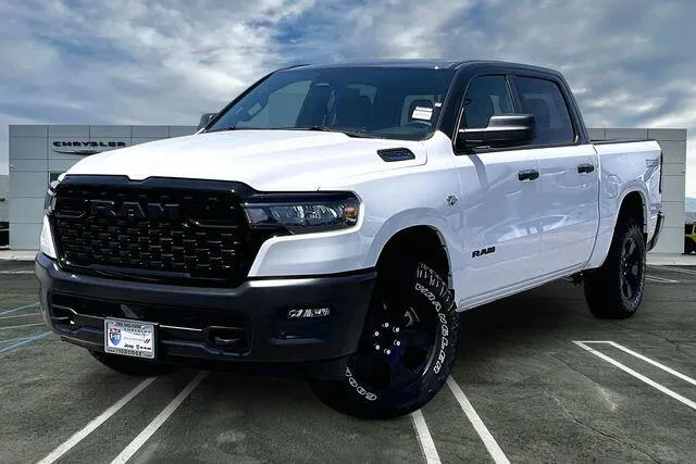 White 2026 Ram 1500 Warlock Crew Cab 4x4 5'7' Box for sale in Indio, CA