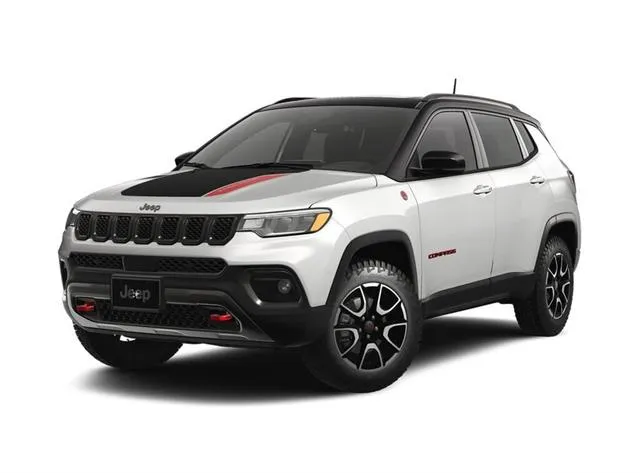 White 2026 Jeep Compass Trailhawk 4x4 for sale in Indio, CA