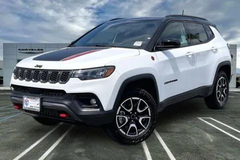 White 2026 Jeep Compass Trailhawk 4x4 for sale in Indio, CA