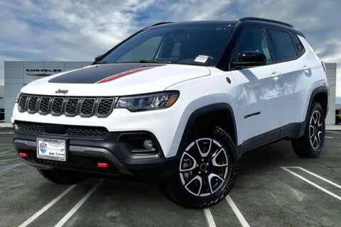 White 2026 Jeep Compass Trailhawk 4x4 for sale in Indio, CA