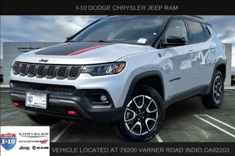 Silver 2026 Jeep Compass Trailhawk 4x4 for sale in Indio, CA