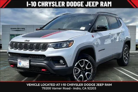 Silver 2026 Jeep Compass Trailhawk 4x4 for sale in Indio, CA