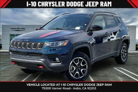 Blue 2026 Jeep Compass Trailhawk 4x4 for sale in Indio, CA