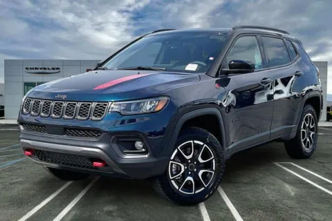 Blue 2026 Jeep Compass Trailhawk 4x4 for sale in Indio, CA