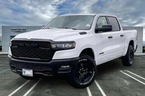 White 2026 Ram 1500 Warlock Crew Cab 4x4 5'7' Box for sale in Indio, CA