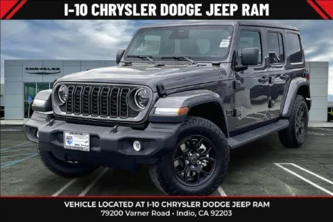 Gray 2026 Jeep Wrangler Sport for sale in Indio, CA