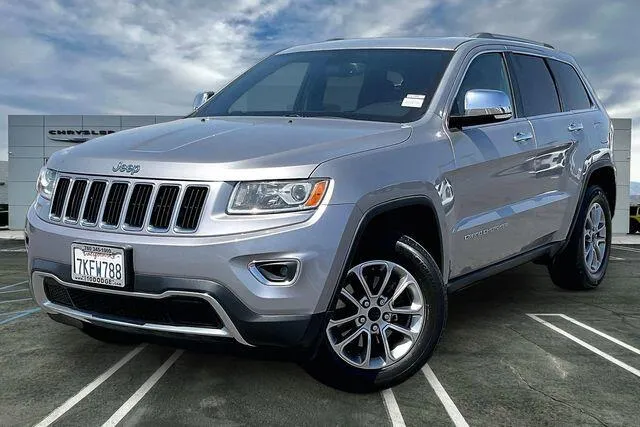 Silver 2014 Jeep Grand Cherokee Limited for sale in Indio, CA
